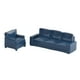 thumbnail image 2 of 2 piezas de sofá de casa de muñecas, muebles en miniatura, decoración de casa de muñecas, artesanía para 1/64 Azul, 2 of 9