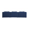 thumbnail image 7 of Meridian Furniture Cube Navy Durable Linen Modular Sofa, 7 of 7