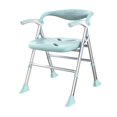 thumbnail image 1 of Silla de ducha Banco de baño Silla de baño Estabilidad antideslizante Taburete de ducha portátil plegable Silla de baño para ancianos y discapacitados Verde, 1 of 8