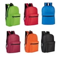 thumbnail image 1 of Paquete 35 piezas Bolsa mochila con bolsillo frontal con cierre verde 28 x 42 x 16, 1 of 3