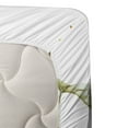 thumbnail image 3 of Ambesonne Sunflower Fitted & Top Sheet Set with Sham, Minimalistic Art, Yellow Green, 3 of 4