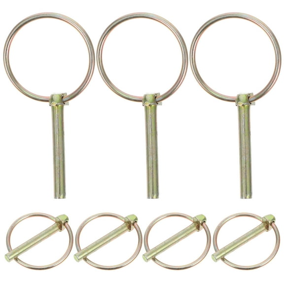 Moluckfu 8pcs Heavy Duty Locking Pin For Trailer Hitch Round Design