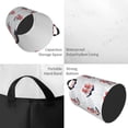 thumbnail image 2 of Sikiie Sea Horse And Corals1 Print Round Dirty Clothes Basket, Waterproof Standing Foldable Storage Basket, for Laundry Room, Bedroom, Bathroom Storage-Medium, 2 of 6