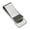 Silver, variant on Men's Stainless Steel Money Clip Wallet – Thin Front Pocket Design, Minimalist Credit Card & Cash Holder
