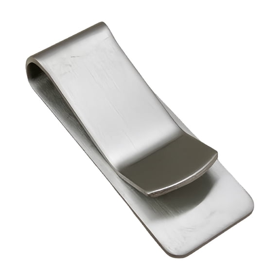Men's Stainless Steel Money Clip Wallet – Thin Front Pocket Design, Minimalist Credit Card & Cash Holder