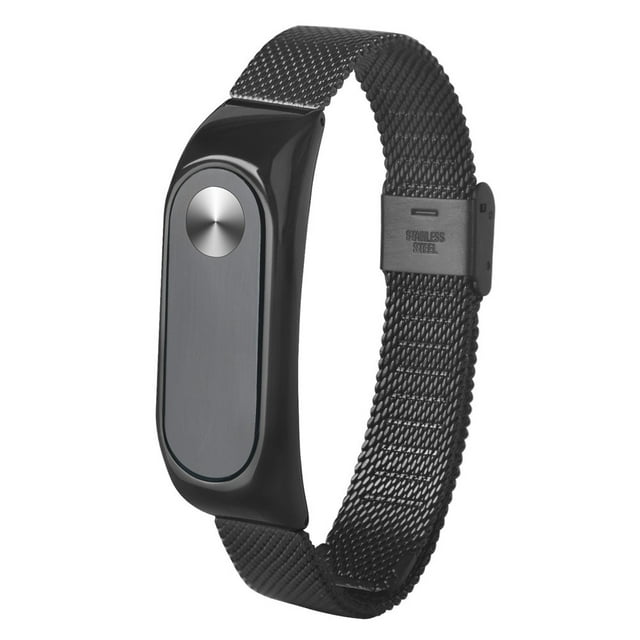 TopLLC Fashion Lightweight Stainless Steel Smart Wrist Watch Strap For Miband 2 on Clearance