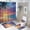 style-1303, variant on Shower Curtain 4 Piece Sets Beach with Palm Trees Sunset with Non-Slip Rugs Toilet Lid Cover And Bath Mat Shower Curtain Set Sunset Beach 12 Hooks for Bathroom Decor Sets 72inch X 72inch
