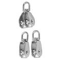 thumbnail image 1 of EOTVIA M15 Poulie Poulie en Acier Inoxydable Poulie Traction Roue Robuste Simple Double Roue Pivotant Bloc de Corde de Levage, Poulie Simple Double, Poulie en Acier Inoxydable, 1 of 8