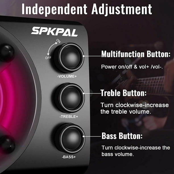  SPKPAL 2.1 Computer Speakers for Desktop with