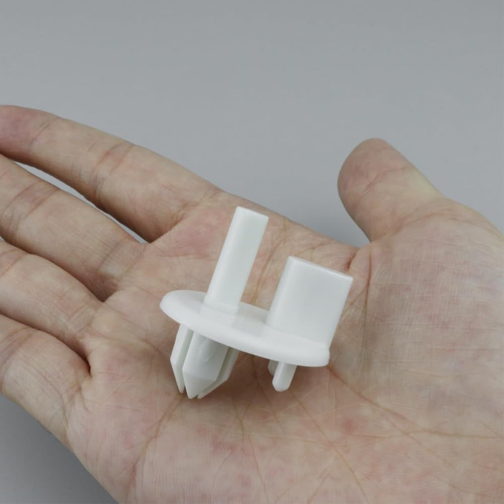 DanYee 8PCS 241993101Crisper Shelf Cover Support White Support Compatible with Frigidaire, Sears, and Kenmore, Replaces for 1513081, 2403250802