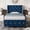 Blue, variant on 4 Ever Winner King Bed Frame, Velvet Upholstered Platform with Diamond Tufted Wingback Headboard, Easy Assembly, No Box Spring Required, Purple