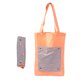thumbnail image 2 of Bolsa de compras plegable, reutilizable y de gran capacidad, resistente a la lluvia, de color naranja, 2 of 8