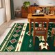 thumbnail image 5 of Alfombra B Benron Western para salón y dormitorio, 150 x 210 cm, color verde, 5 of 7