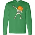 thumbnail image 3 of Inktastic Halloween Dabbing Great Pumpkin Skeleton Long Sleeve T-Shirt, 3 of 5