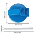 thumbnail image 2 of 4-Pack 4 Color Soda Can Lids with Straw,Silicone Straws Soda Can Covers,Straw Soda Can Lid,, Reusable for Can, 2 of 5
