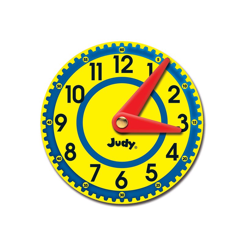 JUDY CLOCKS COLORFUL CUT OUTS GR K2