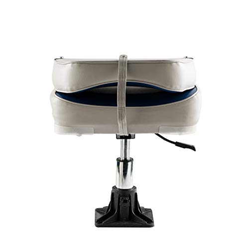 2 Millennium Pro-M-100 SW100 White Saltwater Boat Seats - Marine Fishing Chairs