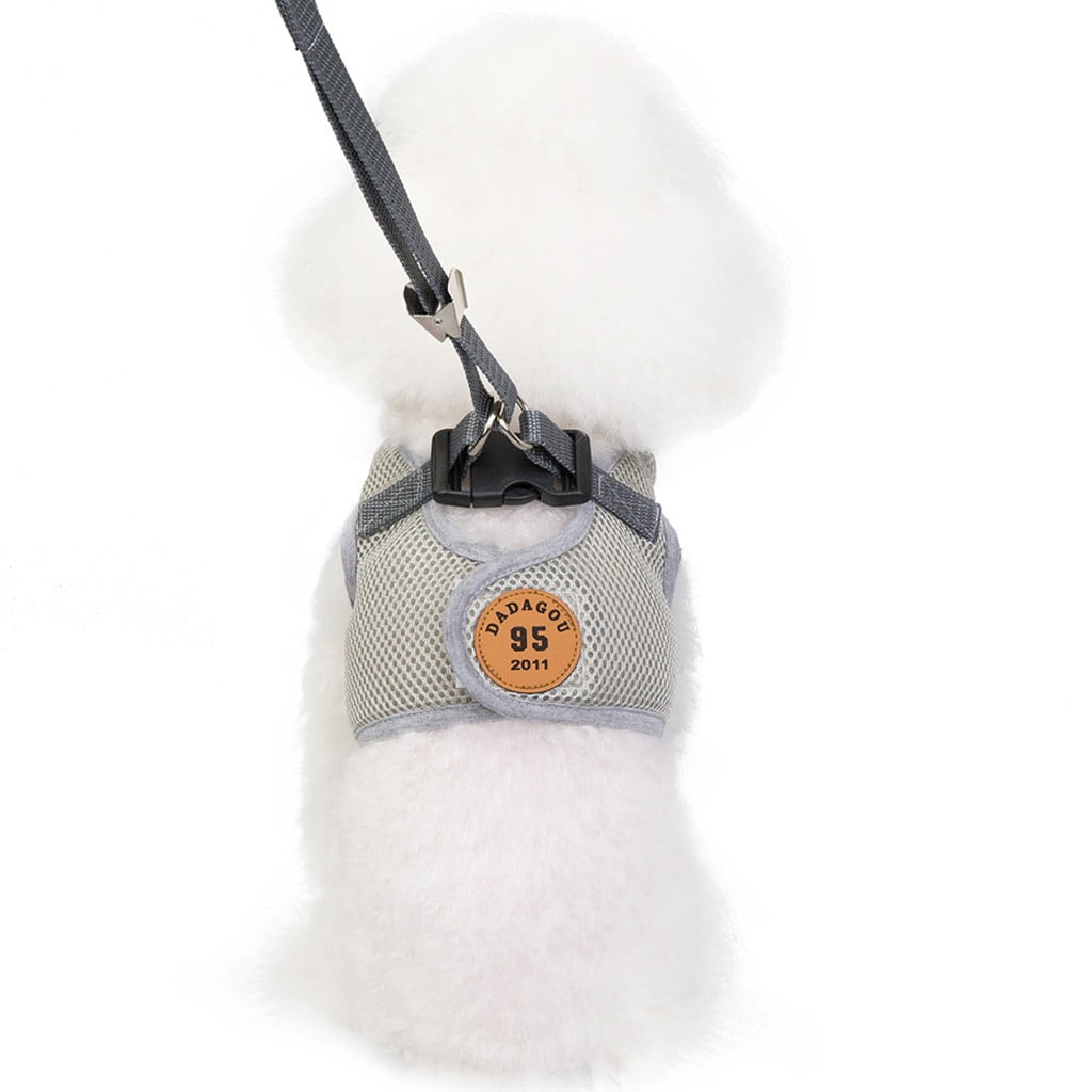 Shldybc Small Dog Harness with Quick Release Buckle Perfect on the Go No Pull Harness for