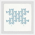 thumbnail image 2 of Blue Dragonfly Rows Framed Painting Print, 2 of 6