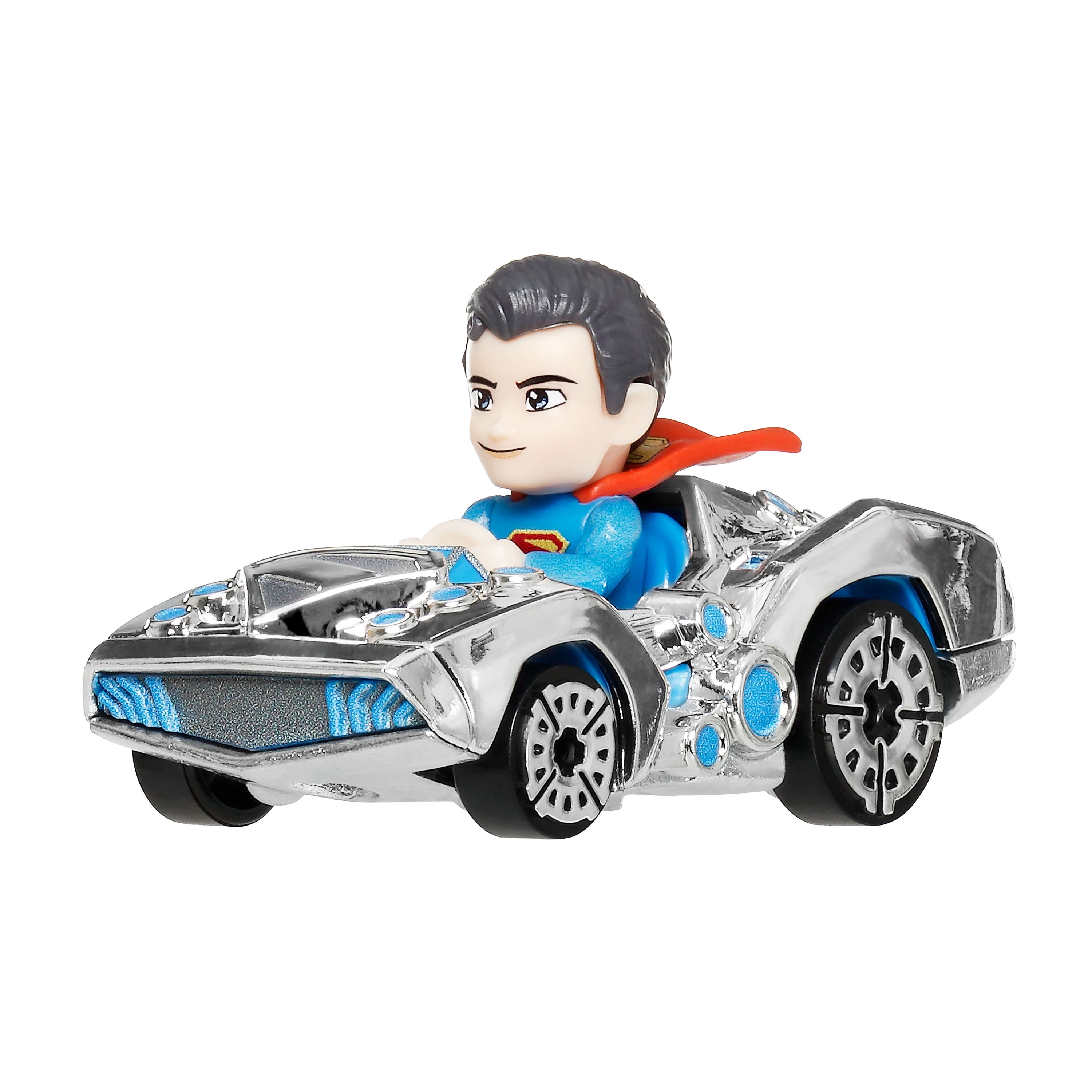 Hot Wheels RacerVerse Die-Cast Vehicle with Pop Culture Character Driver, Superman