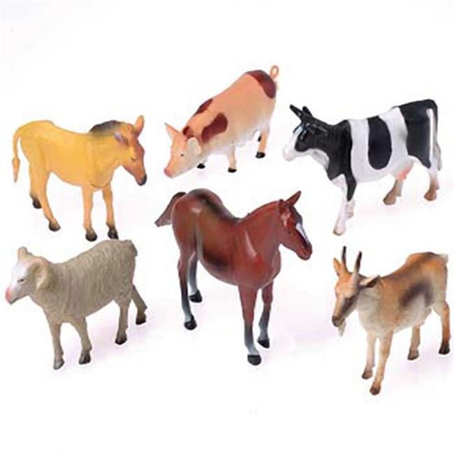 US Toy Company 2393 Farm Animals-8 Inch - Pack of 12 US Toy Company 2393 Farm Animals-8 Inch - Pack of 12