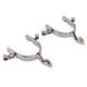 thumbnail image 5 of Espuelas para caballos, 1 par de espuelas para caballos, accesorios para equipos ecuestres, espuelas para montar a caballo, diseño de última generación, 5 of 8