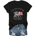 thumbnail image 5 of Helii Independence Day 250th Anniversary USA Shirt Womens 4th of July 1776-2026 T-Shirts Patriotic Shirts American Flag Graphic Top Summer Tops Black M, 5 of 5
