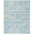 thumbnail image 2 of SAFAVIEH Chatham Jayden Geometric Wool Area Rug, Blue/Ivory, 8' x 10', 2 of 12