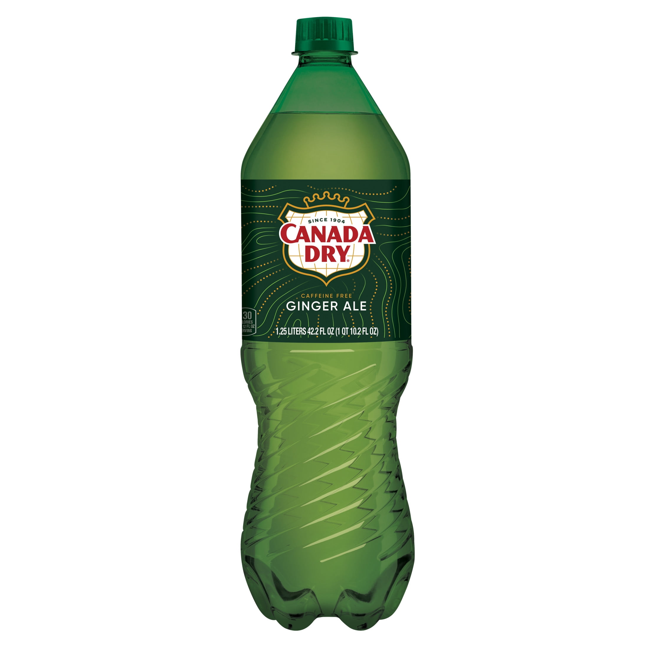 Canada Dry Caffeine Free Ginger Ale Soda Pop, 42.26 fl oz, Bottle