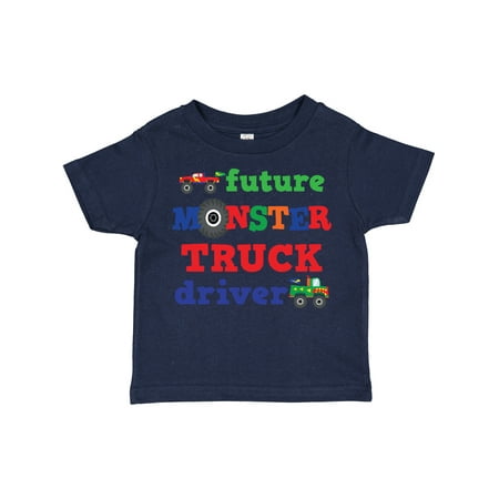 

Inktastic Monster Truck Future Driver Gift Toddler Boy Girl T-Shirt