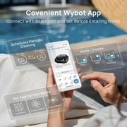 WYBOT C2 Vision AI Camera Cordless Robotic Pool Vacuum, 8-in-1 Pool Cleaner, Powerful Suction, Wall Climbing, Waterline Cleaning, Ideal for Inground Pools up to 2150 Sq.ft