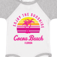 thumbnail image 4 of Inktastic Summer Enjoy the Sunshine Cocoa Beach Florida in Pink Boys or Girls Baby Bodysuit, 4 of 5