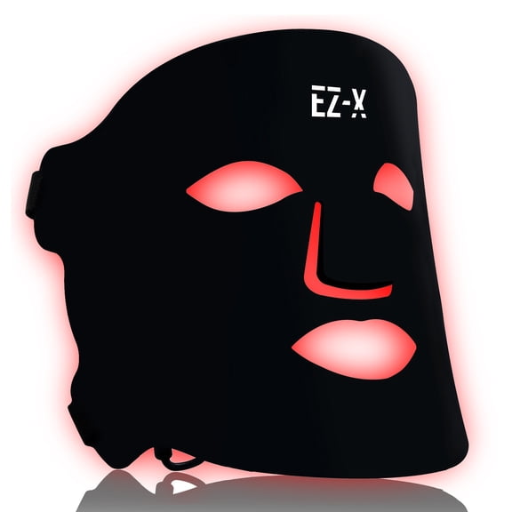 EZ-X Pro Red Light Mask - Near Infrared & Red Light for Face - Extra Power - 240 LEDs - Wireless LED Face Mask [with Carrying Bag]