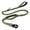 Army Green, variant on YIFAEUX Heavy Duty Tactical Bungee Dog Leash Reflective No Pull Lead Rope with Double Handle And Frog Clip Nylon Training Leash for Medium Large Dogs