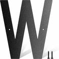 thumbnail image 2 of 6 Inch Metal House Number Metal Letters House Address Number House Numbers for Outside Mailbox Numbers for Outside Black Modern Metal Numbers and Letters Household Pendant, 2 of 8
