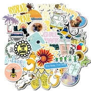 Stickers, 50 PCS Pack, Waterproof Cute Cool Teens Funny Theme Stickers, DIY Fashion Trendy Creative Decal Skin, Personalized Your Own MacBook , Laptop, Guitar, Luggage, Skateboard, Car (Chill Girls)
