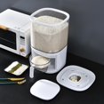 thumbnail image 4 of kurtrusly Rice and Grain Storage Container Cereal Dispenser Box White Auto, 4 of 6