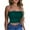 Dark Green, variant on Women's Sexy Tube Top Sleeveless Crop Camisole, Summer Bodycon Vest for Festive Events or Night Out,Dark Green XL