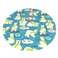 thumbnail image 5 of Cauagu 48" Christmas Tree Skirt Cute Polar Bear Fishing Pattern Christmas Tree Decorations Tree Mat for Xmas Decorations Occasion Holiday Home Decor -48", 5 of 7
