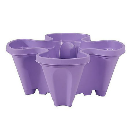 

Gifts Klycj Three-dimensional Four-petal Flowerpot Multi-layer Superimposed Planting Pot