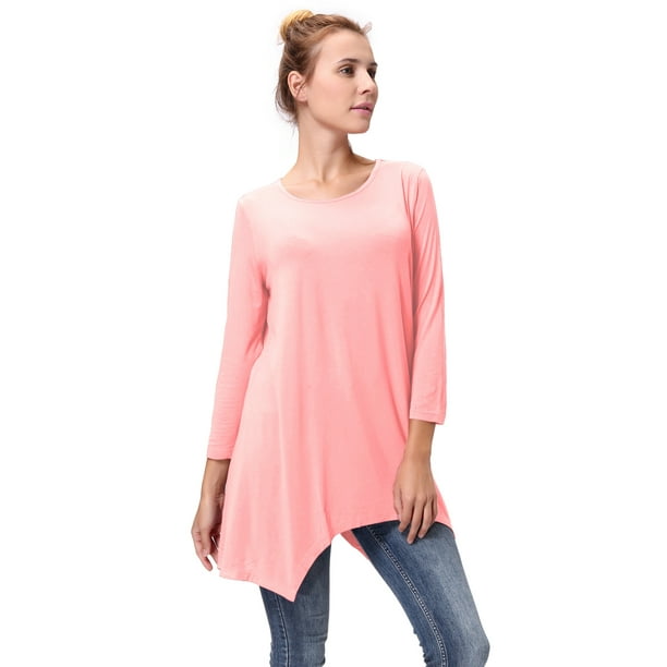 Flattering tunic tops sale