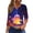 Glowing pattern, variant on Halloween Womens Henley Tees V Neck Button Front Cute Halloween Feline Element Pattern 3/4 Sleeve Tops for Women Loose Fit Shopping Trips Smooth Daily Tees Gift