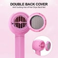 thumbnail image 5 of Lura Travel Portable Hair Dryer,Dual Voltage Mini Folding Handle Hair Blow Dryer Lightweight with 1 Concentrator,Pink, 5 of 9