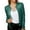 Green, variant on Blue Cardigan for Women, Polyester Jackets for Women, Women's Fashion Color Matching Sequin Short Casual Women's Coat 3XL