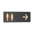 thumbnail image 2 of Tong Gender Neutral Bathroom Sign For And Craft Use Wall Mount Indicator For Restroom And, 2 of 6