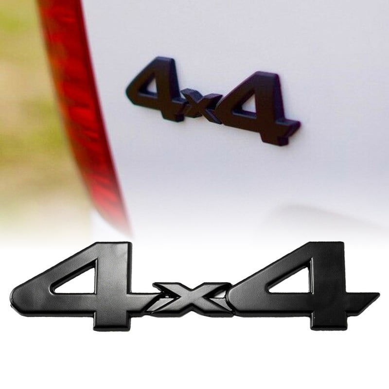 3D Td Emblems Tailgate Insert Letters Side Fender Door Badge Overlays ABS Plastic Kit Replacement 