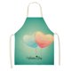 thumbnail image 2 of Xihbxyly Delantal de San Valentín con Estampado de Corazones, Imprescindible para La Cocina Familiar, Ropa de Trabajo Multiusos, Ideal para Hoteles y Restaurantes, de Lino Resistente, 68 X 55 Cm, Tal, 2 of 2