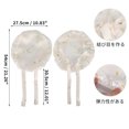thumbnail image 4 of Bonete de cabello floral de seda sintética Unique Bargains con correas ajustables, gorro de dormir para mujeres, blanco, 4 of 6