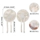 thumbnail image 4 of Bonete de cabello floral de seda sintética Unique Bargains con correas ajustables, gorro de dormir para mujeres, blanco, 4 of 6