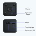 thumbnail image 3 of sweethay Mini cámara inalámbrica Wifi Gran angular Vista nocturna Cámara IP Cámara de inspección de seguridad al aire libre para el hogar Cámaras de vídeo, 3 of 6
